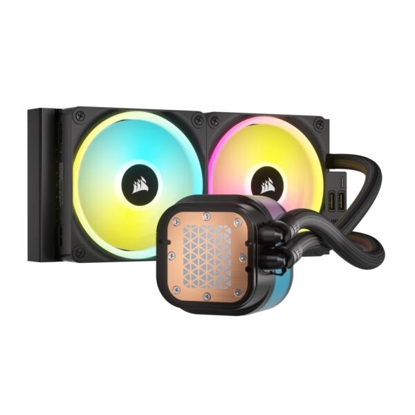 CPU Water Cooler Corsair H100i 240 Link RGB - Imagen 4