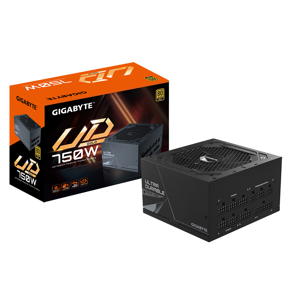 FUENTE GIGABYTE 750W 80 PLUS GOLD MODULAR PCIE 5.0 FOR VGAS