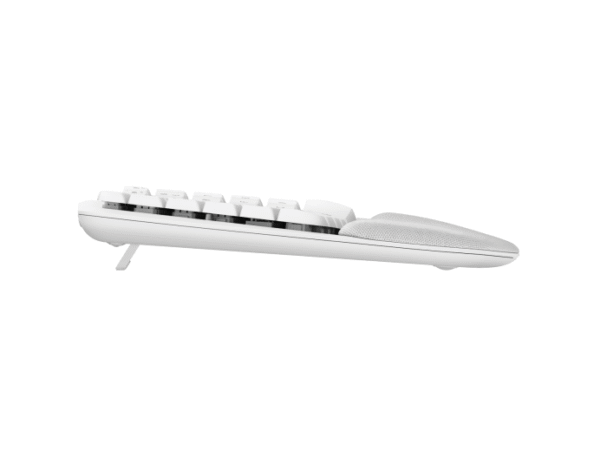 Teclado Logitech Wireless Wave Keys Ergo White Español - Imagen 4