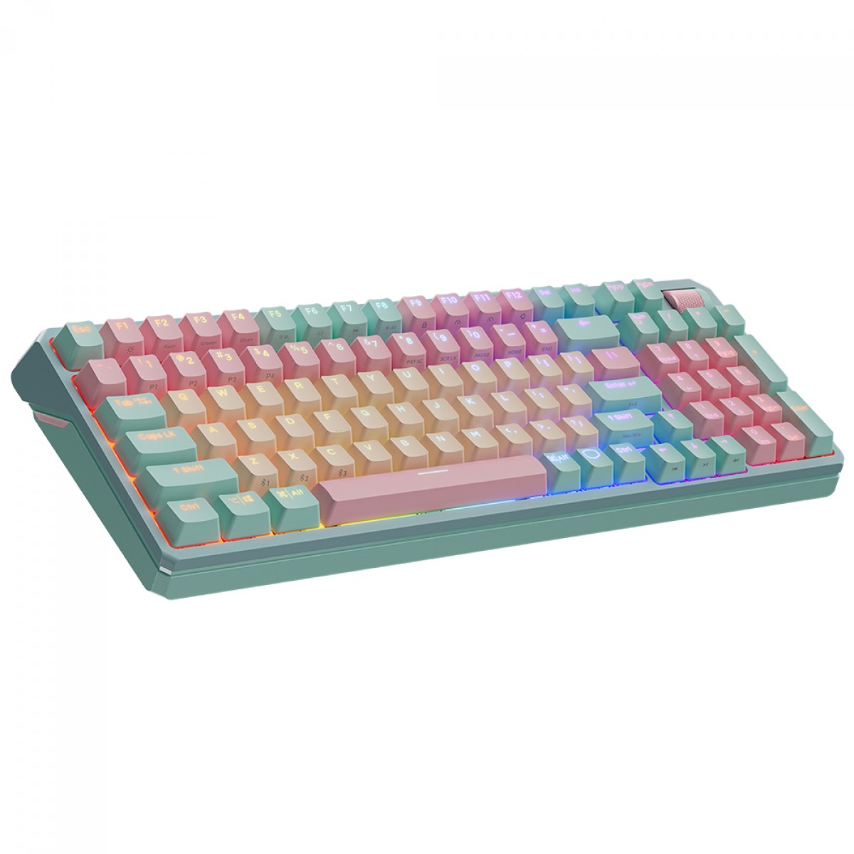 TECLADO MECANICO COOLERMASTER MK-770 MARCARON RED US