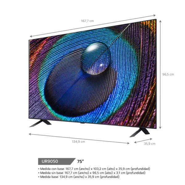 Smart TV LG 75'' UR9050 AI 4K Ultra HD - Imagen 2