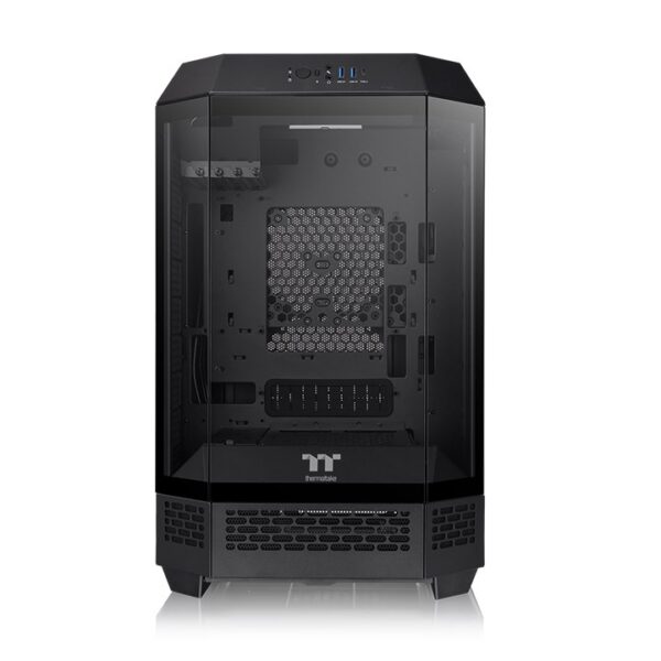 Gabinete Thermaltake The Tower 300 Black Tempered Glass - Imagen 2