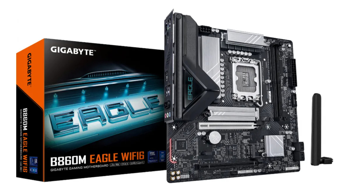 MOTHERBOARD GIGABYTE B860M EAGLE WIFI6 1.0 LGA1851