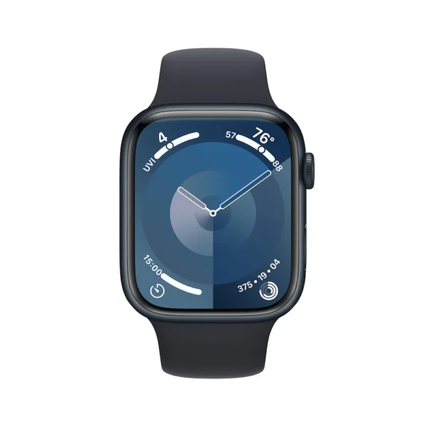 Apple Watch Serie 9 45MM Midnight Aluminum Case Sport Band S/M - Imagen 2