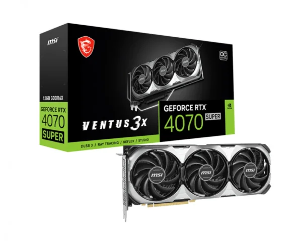 Placa De Video RTX 4070 Super MSI Ventus 3X OC - Imagen 2