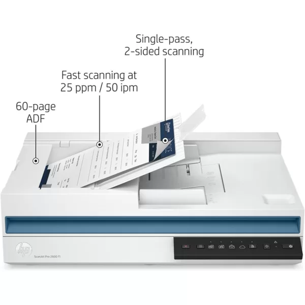 HP Scanner ScanJet PRO 2000 F1 20G05A 4 jpg