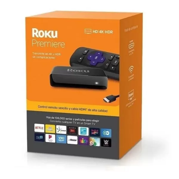 Roku Premiere Conversor Smart TV 4K 3920RW 2 jpg