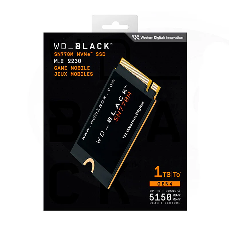 DISCO SSD 1TB WD BLACK SN770M NVME