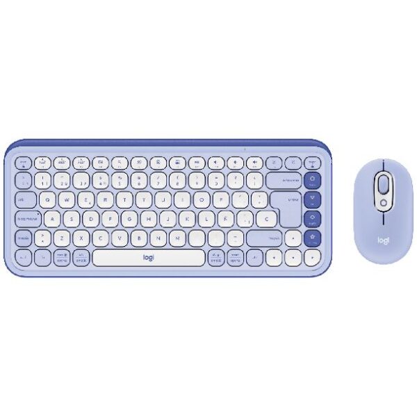 combo teclado y mouse logitech pop icon lila 920013054 0