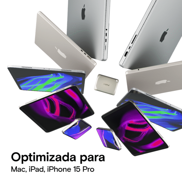 Disco Externo SSD 1TB Crucial X9 Pro Para Mac - Imagen 3
