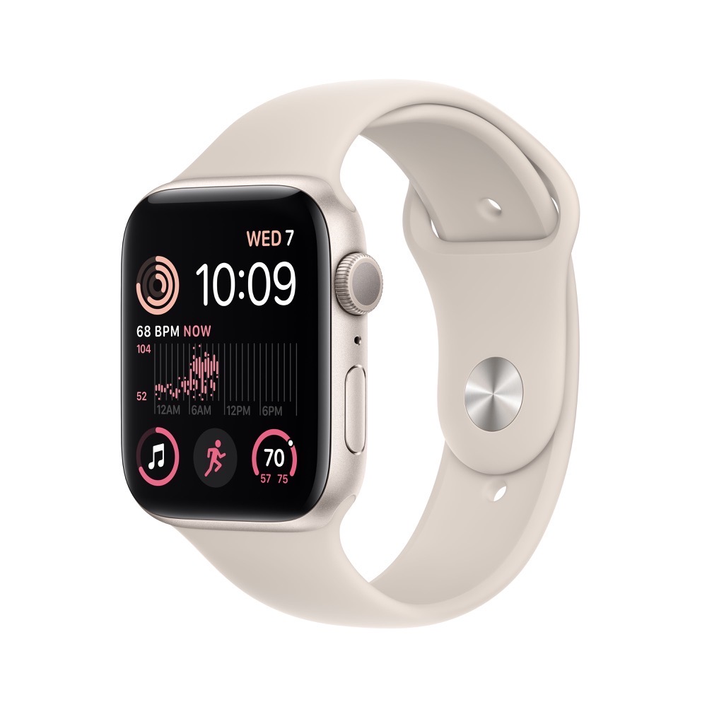 Apple Watch Series SE 2023 GPS 40Mm Starlight Aluminum Case With Starlight Sport Band - Imagen 3