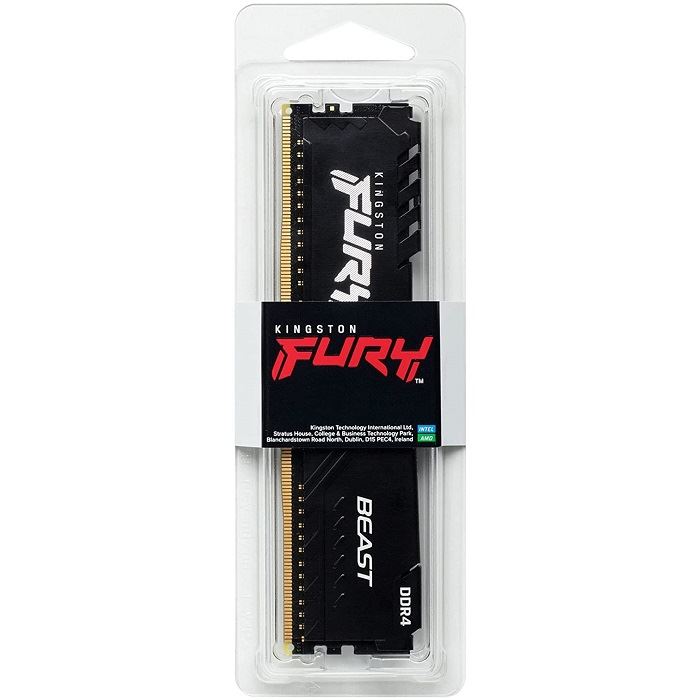 MEMORIA RAM DDR4 16GB 3600 MHZ KIGSTON FURY BEAST RGB
