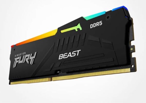 Memoria Ram DDR5 32GB 5600 Mhz Kingston Fury Beast Black RGB - Imagen 2