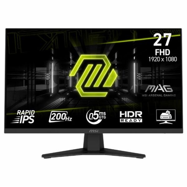 monitor gamer 27 msi mag 274f fhd rapid ips 200hz 05ms hdmi dp 0