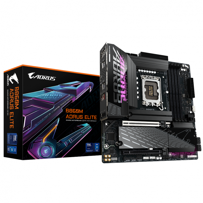 MOTHERBOARD GIGABYTE B860M AORUS ELITE 1.0 LGA1851