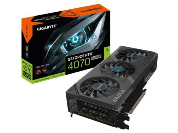 Placa De Video RTX 4070 Super Gigabyte Eagle 3XFAN OC 12GB