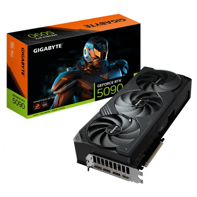 PLACA DE VIDEO RTX 5090 GIGABYTE WF3 OC 32GB
