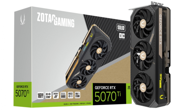 nb PLACA DE VIDEO ZOTAC RTX 5070TI 16GB SOLID OC GDDR7 size h686 d663e7818f53dd28ede73eff77a19519