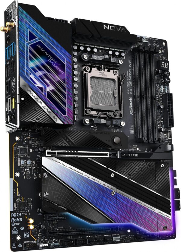 Motherboard Asrock X870E Nova WiFi AM5 - Imagen 2