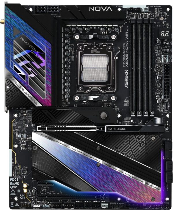 Motherboard Asrock X870E Nova WiFi AM5 - Imagen 3