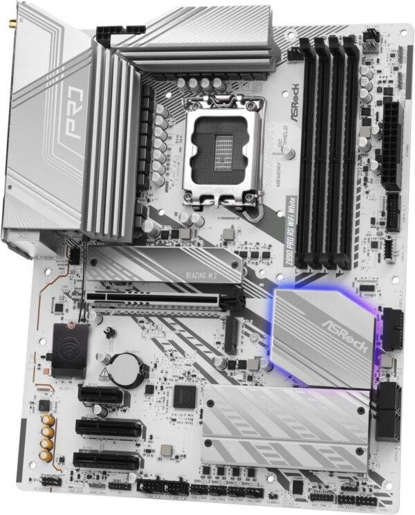 Motherboard Asrock (LGA1851) Z890 Pro Rs Wifi White - Imagen 4