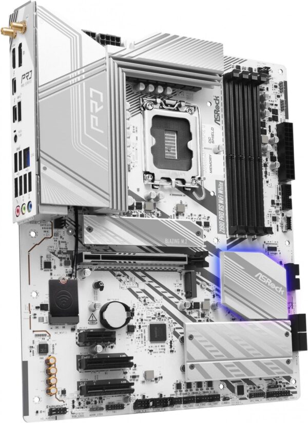 Motherboard Asrock (LGA1851) Z890 Pro Rs Wifi White - Imagen 3