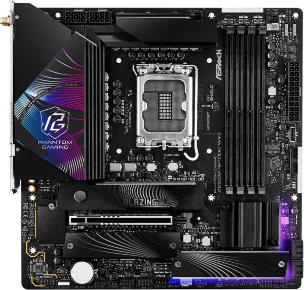 Motherboard Asrock (LGA1851) Z890M Riptide Wifi - Imagen 2