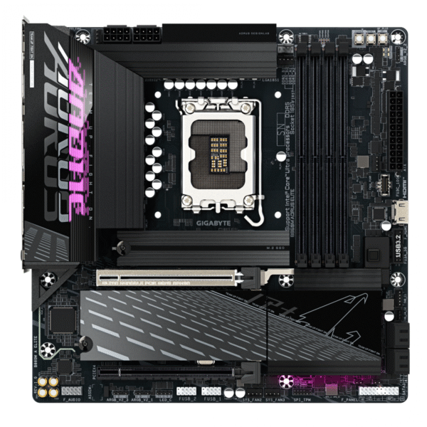 Motherboard Gigabyte B860M Aorus Elite 1.0 LGA1851 - Imagen 3