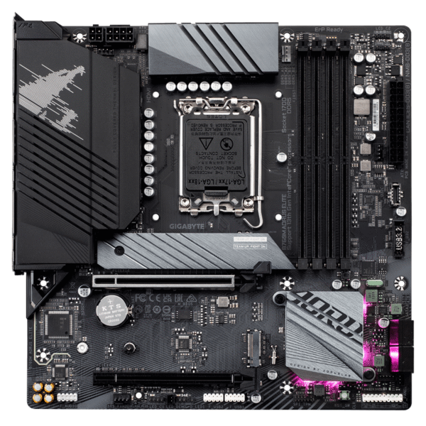 Motherboard Gigabyte B760M Aorus Elite 1.2 LGA1700 - Imagen 3