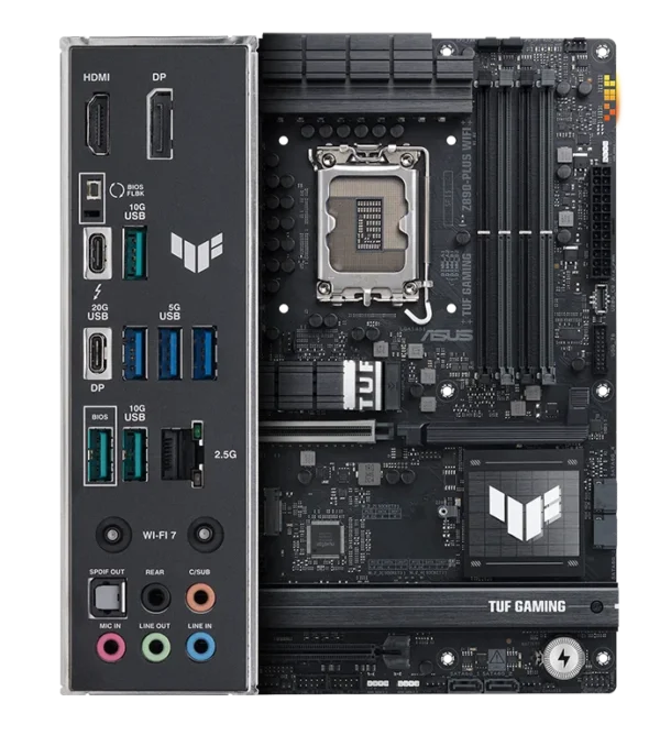 Motherboard Asus TUF Gaming Z890-Plus WiFi LGA1851 - Imagen 2