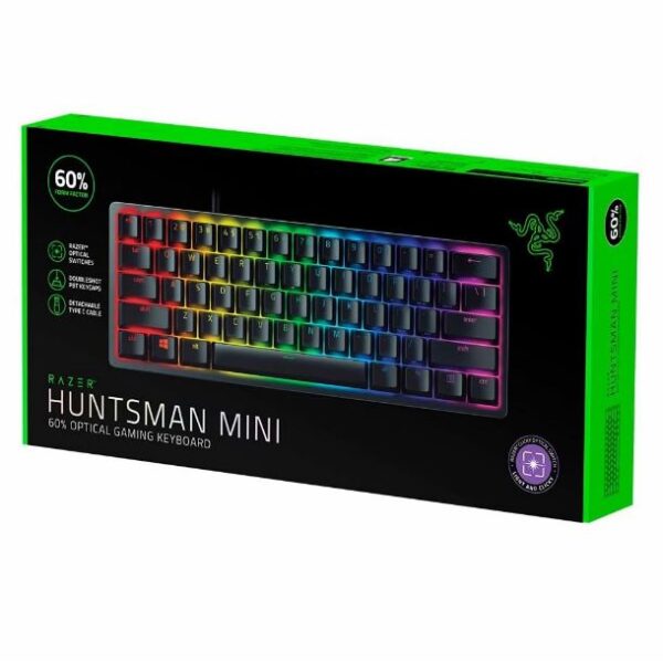 teclado gamer razer huntsman mini linear red switch 0