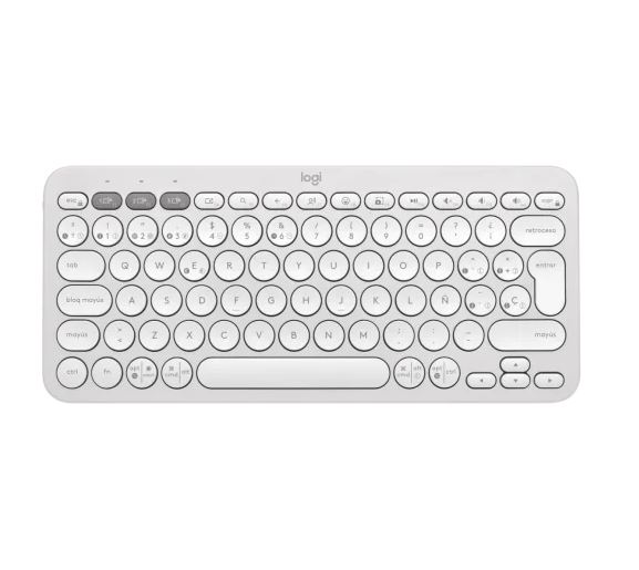 teclado logitech pebble keys 2 k380 white 920011784 0