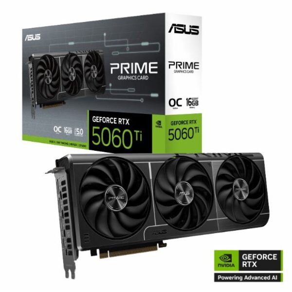 Placa De Video RTX 5060 Ti Asus Prime 16GB OC