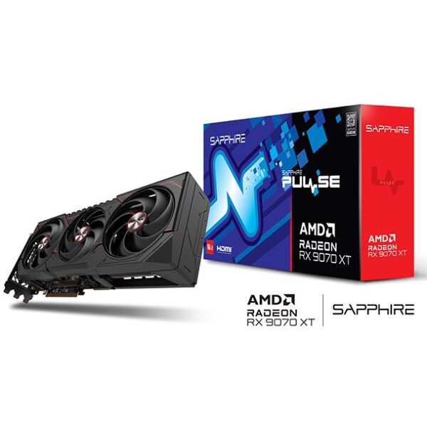 video radeon rx 9070 xt 16gb sapphire pulse 0